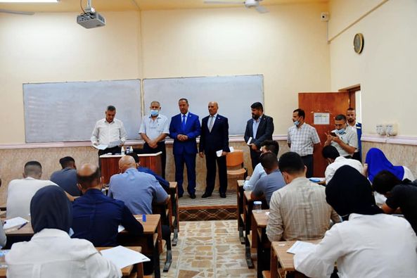زيارة السيد رئيس الجامعة الى الكلية