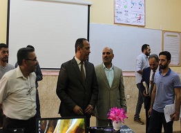 كلية الإدارة والاقتصاد تُجري الامتحان الإلكتروني التنافسي تجريبياً لطلبة الدراسات العليا